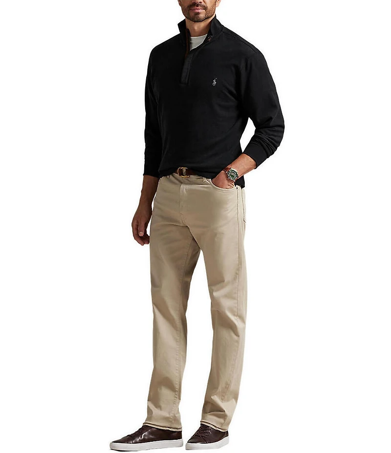 Polo Ralph Lauren Big & Tall Luxury Jersey Quarter-Zip Pullover