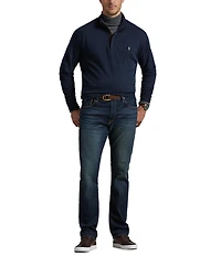 Polo Ralph Lauren Big & Tall Luxury Jersey Quarter-Zip Pullover