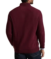 Polo Ralph Lauren Big & Tall Mesh-Knit Cotton Quarter-Zip Sweater
