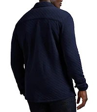 Polo Ralph Lauren Big & Tall Micro Diamond Quilted Double-Knit Jersey Shirt Jacket