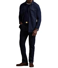 Polo Ralph Lauren Big & Tall Micro Diamond Quilted Double-Knit Jersey Shirt Jacket