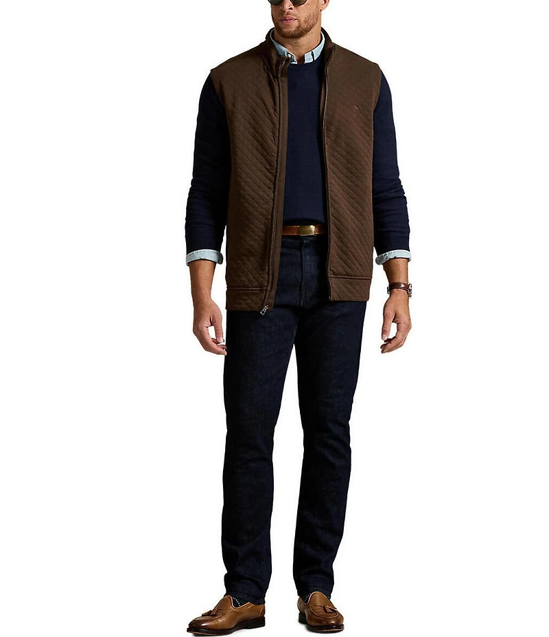 Polo Ralph Lauren Big & Tall Micro-Diamond Quilted Double-Knit Jersey Vest