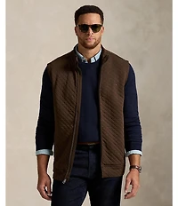 Polo Ralph Lauren Big & Tall Micro-Diamond Quilted Double-Knit Jersey Vest