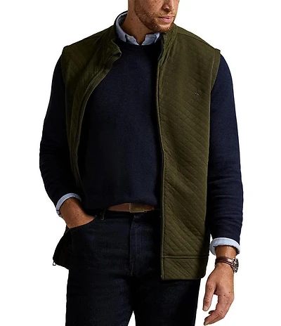 Polo Ralph Lauren Big & Tall Micro-Diamond Quilted Double-Knit Jersey Vest
