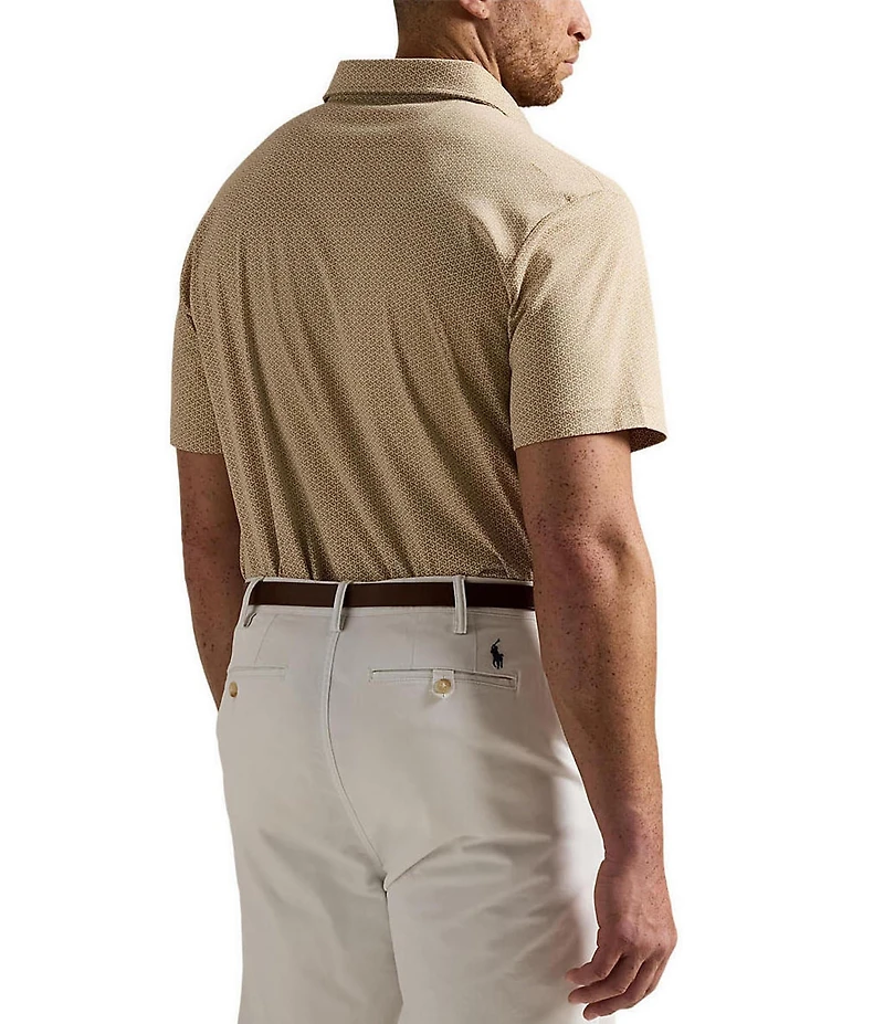 Polo Ralph Lauren Big & Tall Mini Horseshoe Print Short Sleeve Polo Shirt
