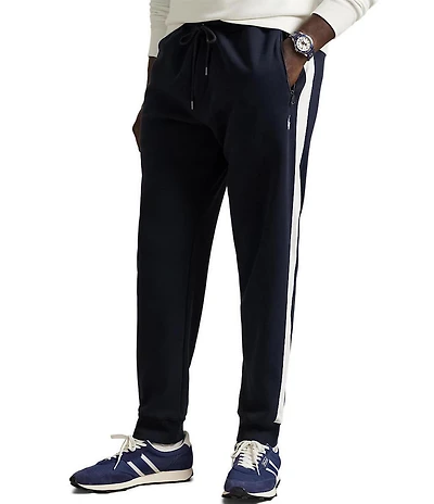 Polo Ralph Lauren Big & Tall Piece-Striped Double-Knit Jogger Pants