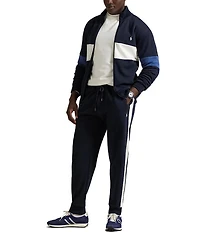 Polo Ralph Lauren Big & Tall Piece-Striped Double-Knit Jogger Pants