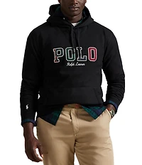 Polo Ralph Lauren Big & Tall Plaid-Logo Long Sleeve Fleece Hoodie
