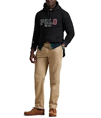 Polo Ralph Lauren Big & Tall Plaid-Logo Long Sleeve Fleece Hoodie