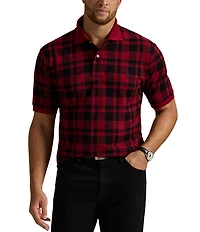 Polo Ralph Lauren Big & Tall Plaid Short Sleeve Mesh Polo Shirt