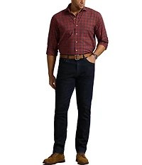 Polo Ralph Lauren Big & Tall Plaid Twill Long Sleeve Woven Shirt