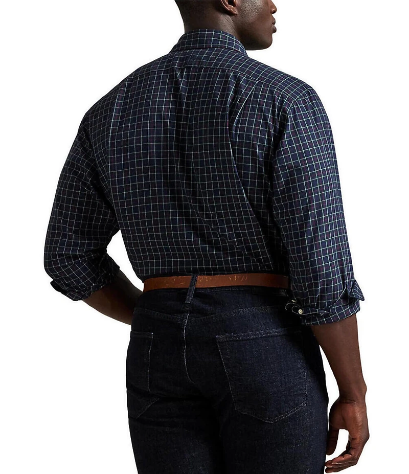 Polo Ralph Lauren Big & Tall Plaid Twill Long Sleeve Woven Shirt