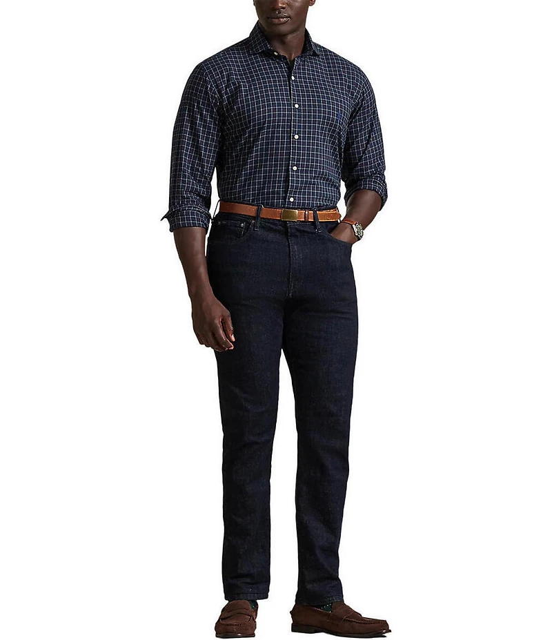 Polo Ralph Lauren Big & Tall Plaid Twill Long Sleeve Woven Shirt