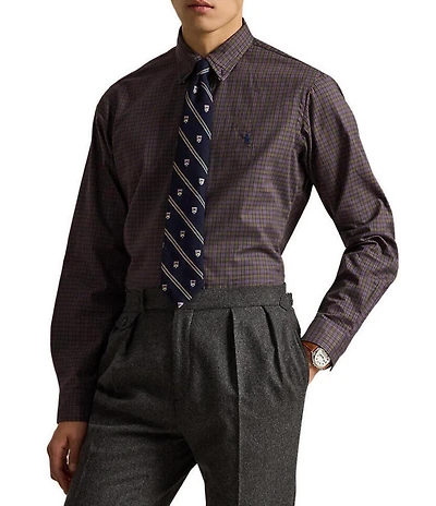 Polo Ralph Lauren Big & Tall Plaid Twill Long Sleeve Woven Shirt