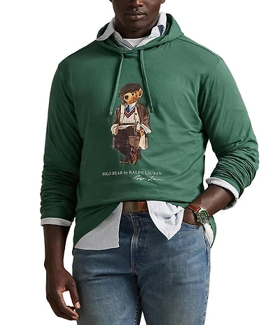 Polo Ralph Lauren Big & Tall Polo Bear Graphic Long Sleeve Hoodie T-Shirt