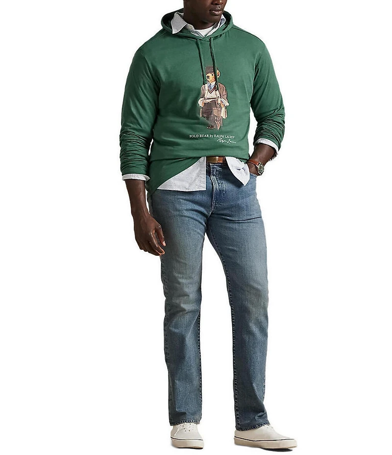 Polo Ralph Lauren Big & Tall Polo Bear Graphic Long Sleeve Hoodie T-Shirt
