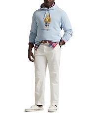 Polo Ralph Lauren Big & Tall Polo Bear Long Sleeve Garment-Dyed Fleece Hoodie