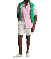 Polo Ralph Lauren Big & Tall Prepster Striped Seersucker Short Sleeve Woven Shirt