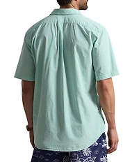 Polo Ralph Lauren Big & Tall Prepster Striped Seersucker Short Sleeve Woven Shirt