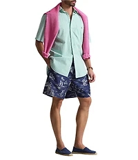 Polo Ralph Lauren Big & Tall Prepster Striped Seersucker Short Sleeve Woven Shirt