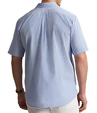 Polo Ralph Lauren Big & Tall Prepster Striped Seersucker Short Sleeve Woven Shirt