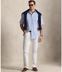 Polo Ralph Lauren Big & Tall Prepster Striped Seersucker Short Sleeve Woven Shirt