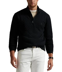 Polo Ralph Lauren Big & Tall Quilted Double-Knit Jersey Pullover