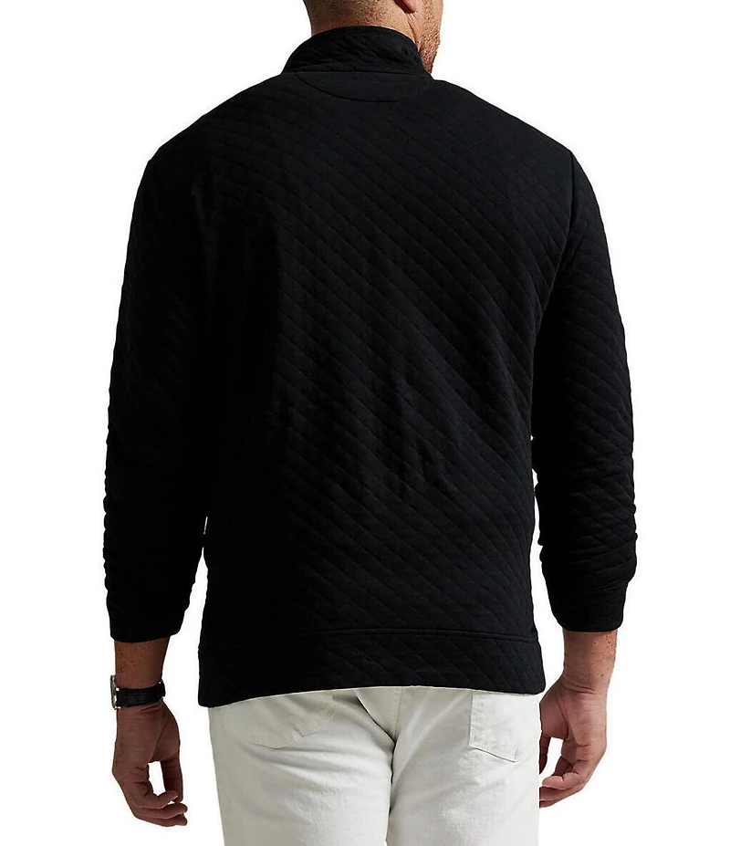 Polo Ralph Lauren Big & Tall Quilted Double-Knit Jersey Pullover