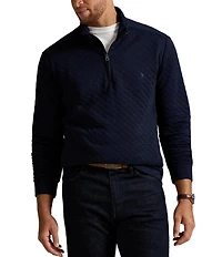 Polo Ralph Lauren Big & Tall Quilted Double-Knit Jersey Pullover