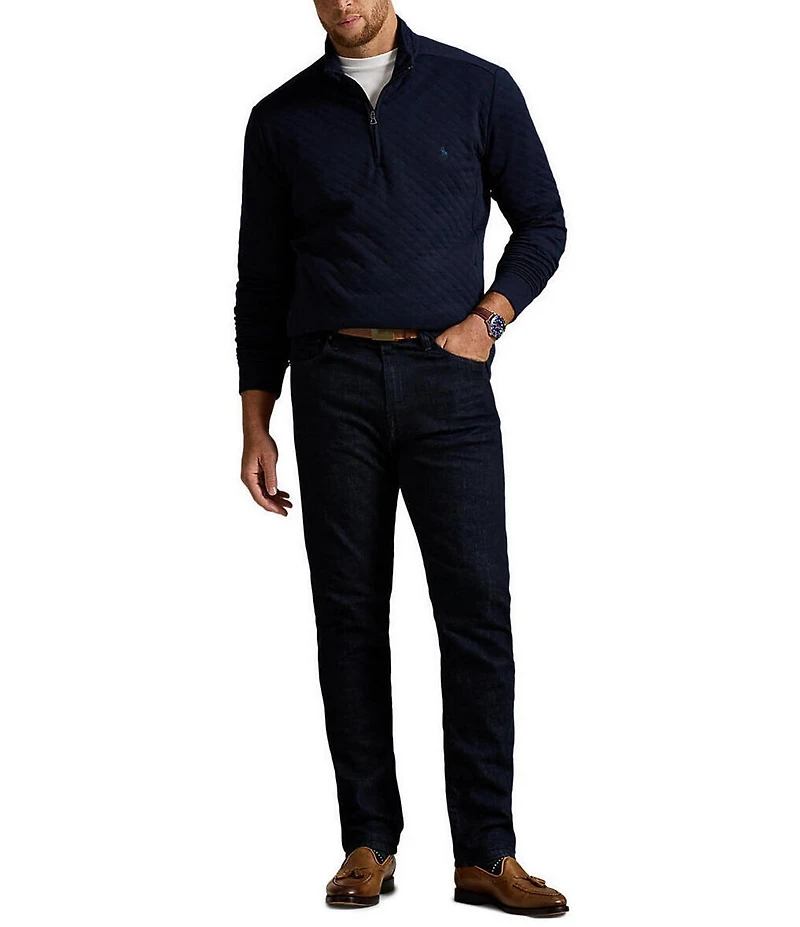 Polo Ralph Lauren Big & Tall Quilted Double-Knit Jersey Pullover