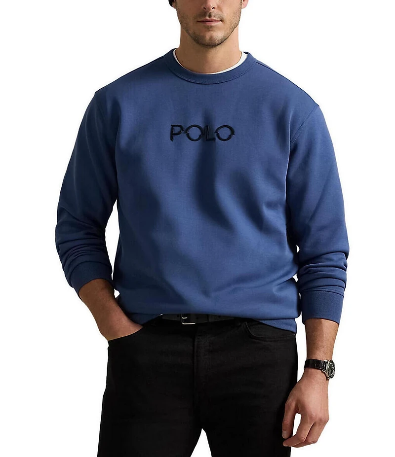 Polo Ralph Lauren Big & Tall Relaxed Fit Logo Double-Knit Sweatshirt