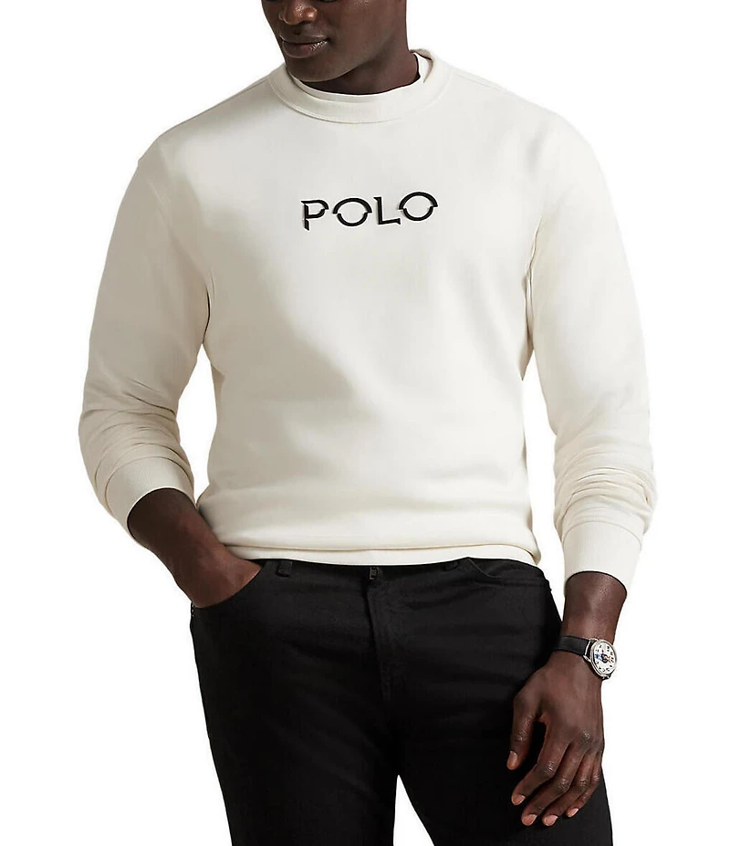 Polo Ralph Lauren Big & Tall Relaxed Fit Logo Double-Knit Sweatshirt