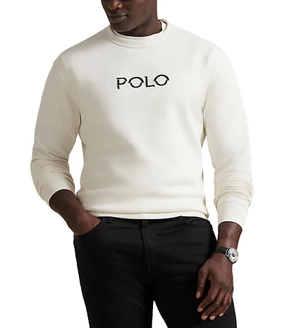 Polo Ralph Lauren Big & Tall Relaxed Fit Logo Double-Knit Sweatshirt