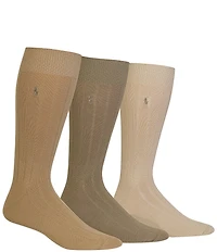 Polo Ralph Lauren Big & Tall Ribbed Slack Socks 3-Pack