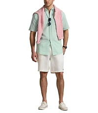 Polo Ralph Lauren Big & Tall Stripe Seersucker Short Sleeve Woven Shirt