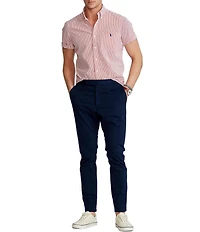 Polo Ralph Lauren Big & Tall Stripe Seersucker Short Sleeve Woven Shirt