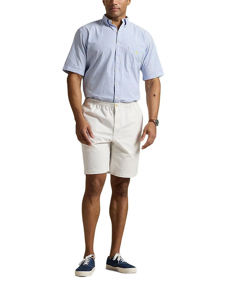 Polo Ralph Lauren Big & Tall Stripe Seersucker Short Sleeve Woven Shirt
