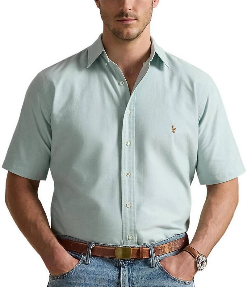 Polo Ralph Lauren Big & Tall Short Sleeve Oxford Woven Shirt