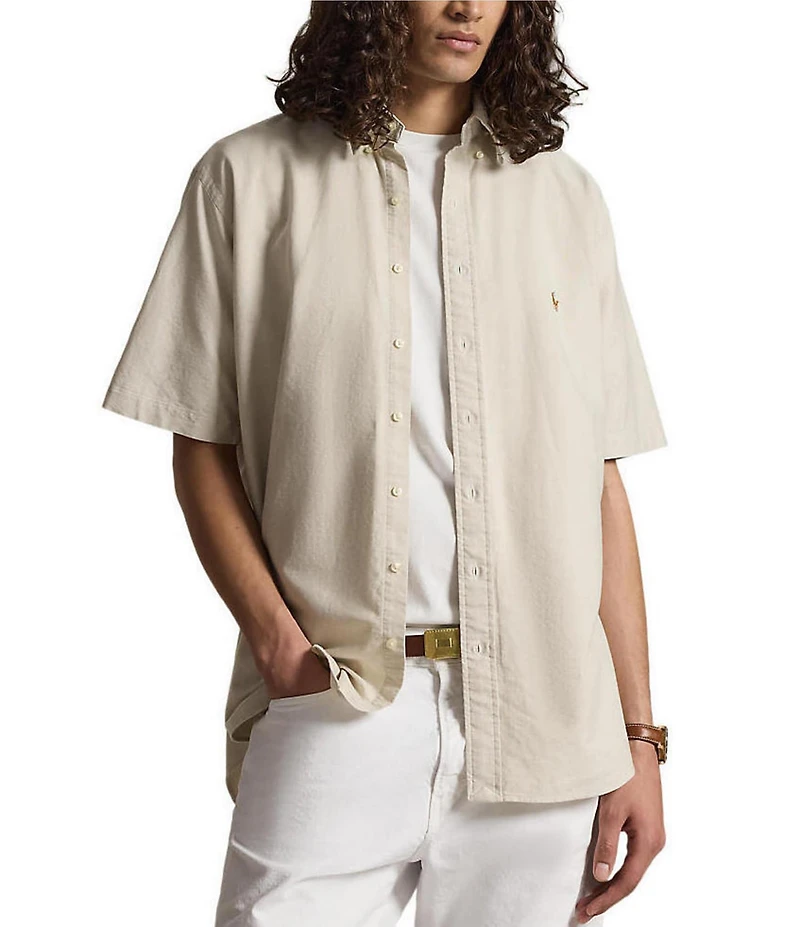 Polo Ralph Lauren Big & Tall Short Sleeve Oxford Woven Shirt