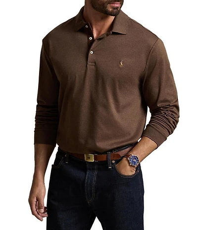 Polo Ralph Lauren Big & Tall Soft Cotton Long Sleeve Polo Shirt