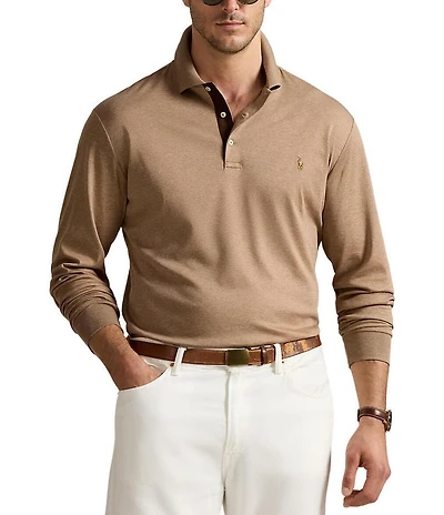 Polo Ralph Lauren Big & Tall Soft Cotton Long Sleeve Polo Shirt