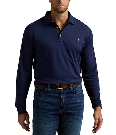 Polo Ralph Lauren Big & Tall Soft Cotton Long Sleeve Polo Shirt