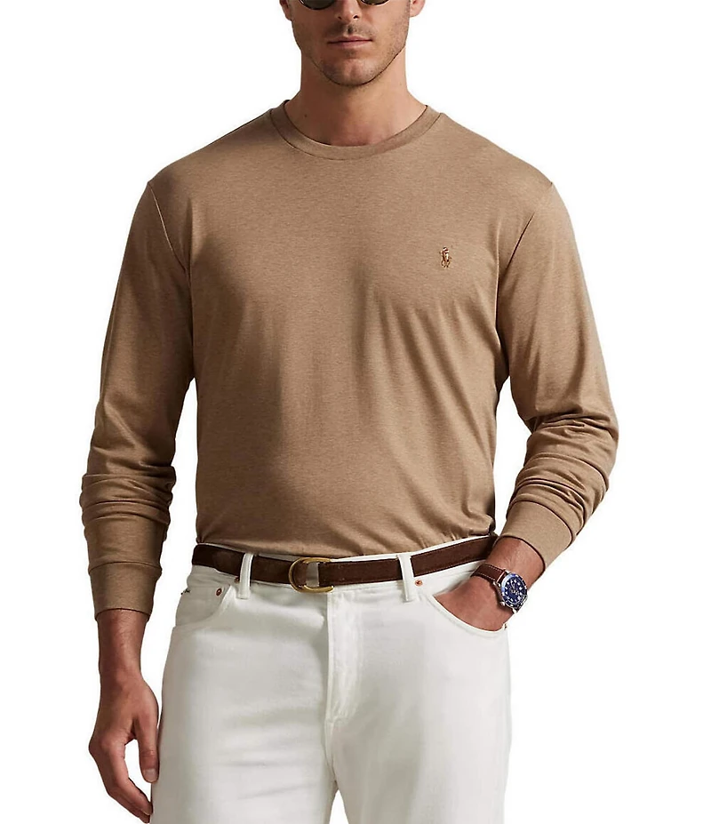 Polo Ralph Lauren Big & Tall Soft Cotton Long Sleeve T-Shirt