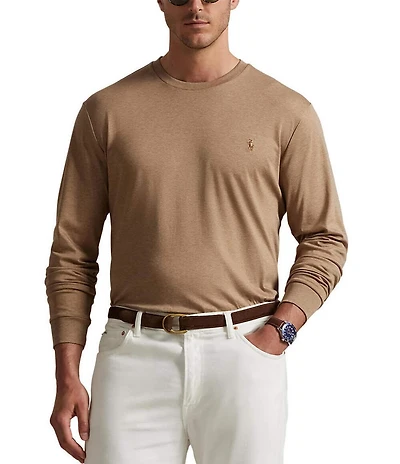 Polo Ralph Lauren Big & Tall Soft Cotton Long Sleeve T-Shirt