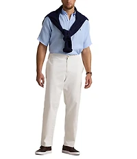 Polo Ralph Lauren Big & Tall Solid Linen Short Sleeve Woven Shirt