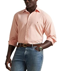 Polo Ralph Lauren Big & Tall Solid Oxford Long Sleeve Woven Shirt