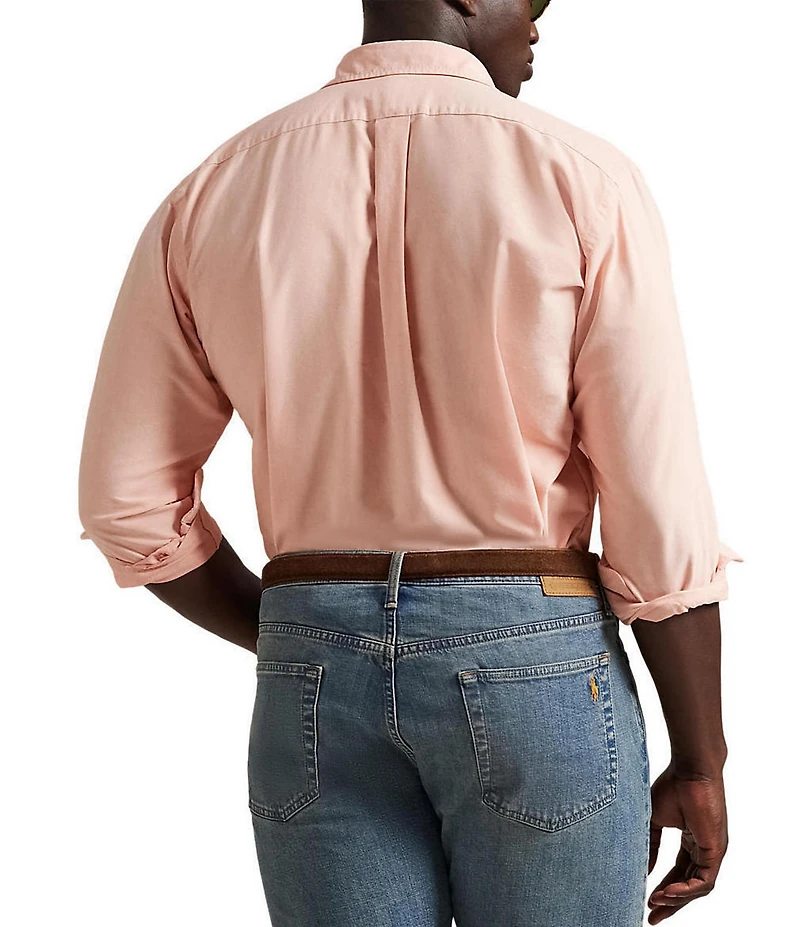 Polo Ralph Lauren Big & Tall Solid Oxford Long Sleeve Woven Shirt