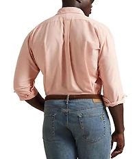 Polo Ralph Lauren Big & Tall Solid Oxford Long Sleeve Woven Shirt
