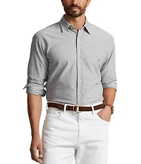 Polo Ralph Lauren Big & Tall Solid Oxford Long Sleeve Woven Shirt