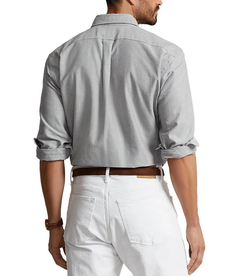 Polo Ralph Lauren Big & Tall Solid Oxford Long Sleeve Woven Shirt